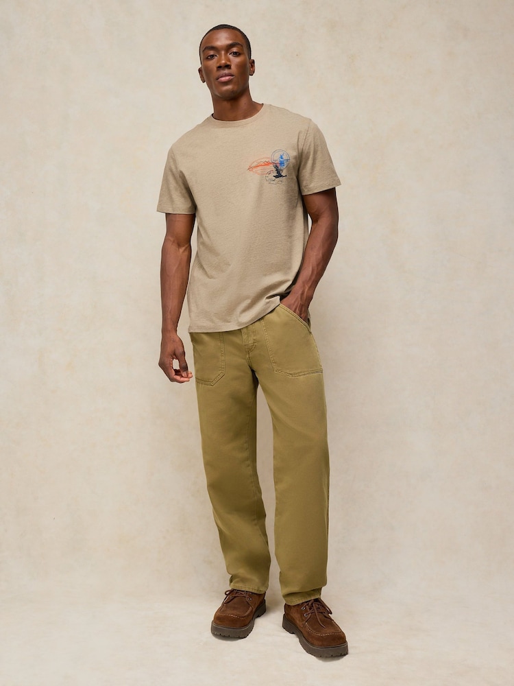 Natural - White Stuff Camiseta Abersoch bordada - Imagen 1 de 6