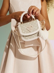 River Island Cream Mono Kendal Bag - Image 1 of 6