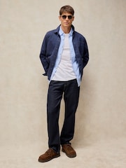 White Stuff Blue Bruton Oxford Shirt - Image 3 of 6