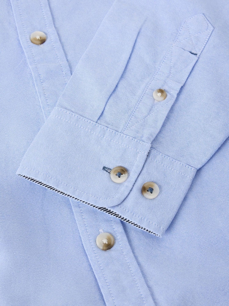 White Stuff Blue Bruton Oxford Shirt - Image 6 of 6