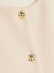 River Island Cream Bow Hem Pleated Dress - Image 4 of 4