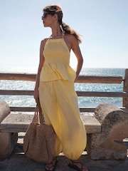 Hush Yellow Balloon Seersucker Beach Trousers - Image 1 of 1