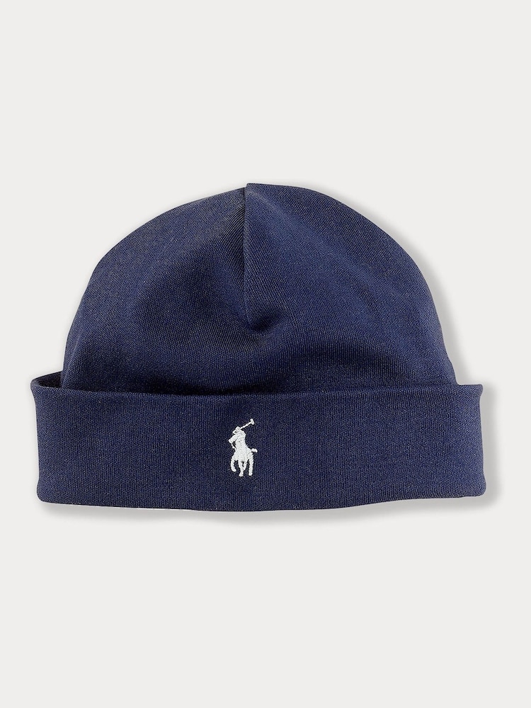 Ralph Lauren Navy Baby 100% Cotton  Hat - Image 2 of 3