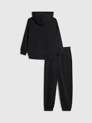 River Island Black Essentials Hoodie & Joggers Set - Image 3 of 5
