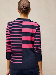White Stuff Blue Katie Stripe Jumper - Image 3 of 6