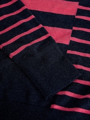 White Stuff Blue Katie Stripe Jumper - Image 5 of 6