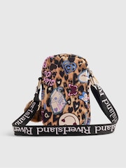 River Island Brown Leopard Printed Festival Bag - Image 3 of 5
