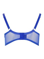 Yours Curve Blue Lace Trim Underwired Non-Padded Bras 2 Pack - Image 5 of 5