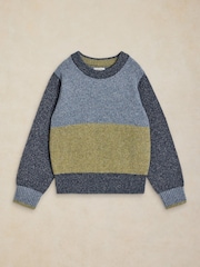 White Stuff Blue Lucie Crew Neck Jumper - Image 5 of 6