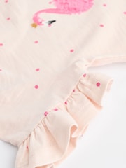 Pink Flamingo Baby Top and Shorts 2 Piece Set - Image 7 of 10