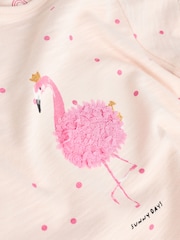Pink Flamingo Baby Top and Shorts 2 Piece Set - Image 8 of 10