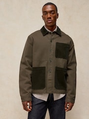 White Stuff Green Westgate Cord Mix Jacket - Image 2 of 8