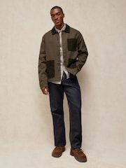 White Stuff Green Westgate Cord Mix Jacket - Image 4 of 8