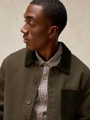 White Stuff Green Westgate Cord Mix Jacket - Image 5 of 8