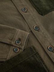 White Stuff Green Westgate Cord Mix Jacket - Image 8 of 8