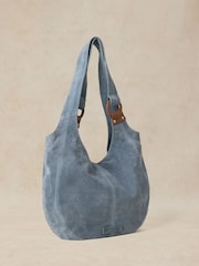 White Stuff Blue Saffy Shoulder Bag - Image 4 of 4