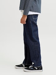 JACK & JONES Junior Navy Blue Chris Relaxed Fit Jeans - Image 2 of 5
