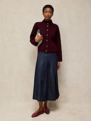 White Stuff Purple Margot Cardigan - Image 1 of 6
