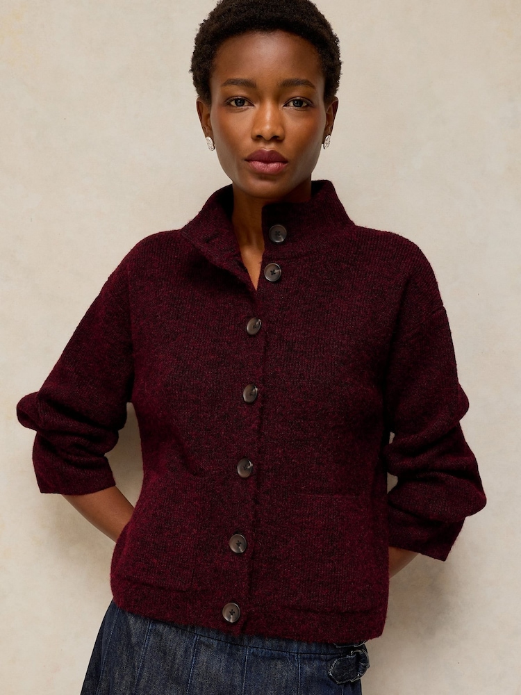 White Stuff Purple Margot Cardigan - Image 2 of 6
