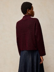 White Stuff Purple Margot Cardigan - Image 3 of 6