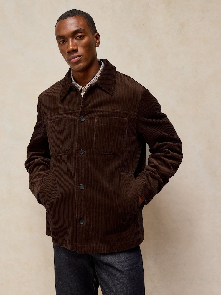 White Stuff Brown Crosby Cord Jacket - Image 2 of 6