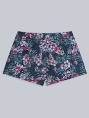 Animal Womens  Blue Aurora Printed Mini Board Shorts - Image 7 of 7