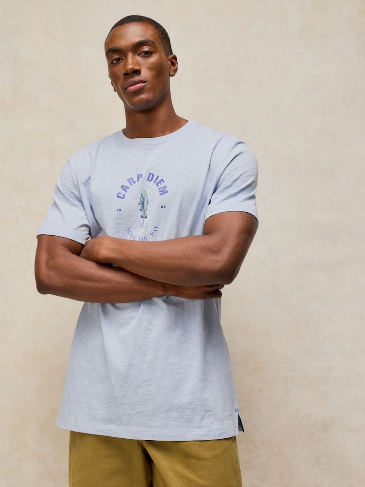 Azul - Camiseta con estampado gráfico Abersoch de White Stuff - Imagen 1 de 6