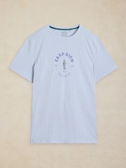Azul - Camiseta con estampado gráfico Abersoch de White Stuff - Imagen 5 de 6