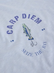 Azul - Camiseta con estampado gráfico Abersoch de White Stuff - Imagen 6 de 6