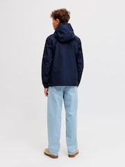 JACK & JONES Junior Blue Lightweight Rain Jacket - Image 2 of 7