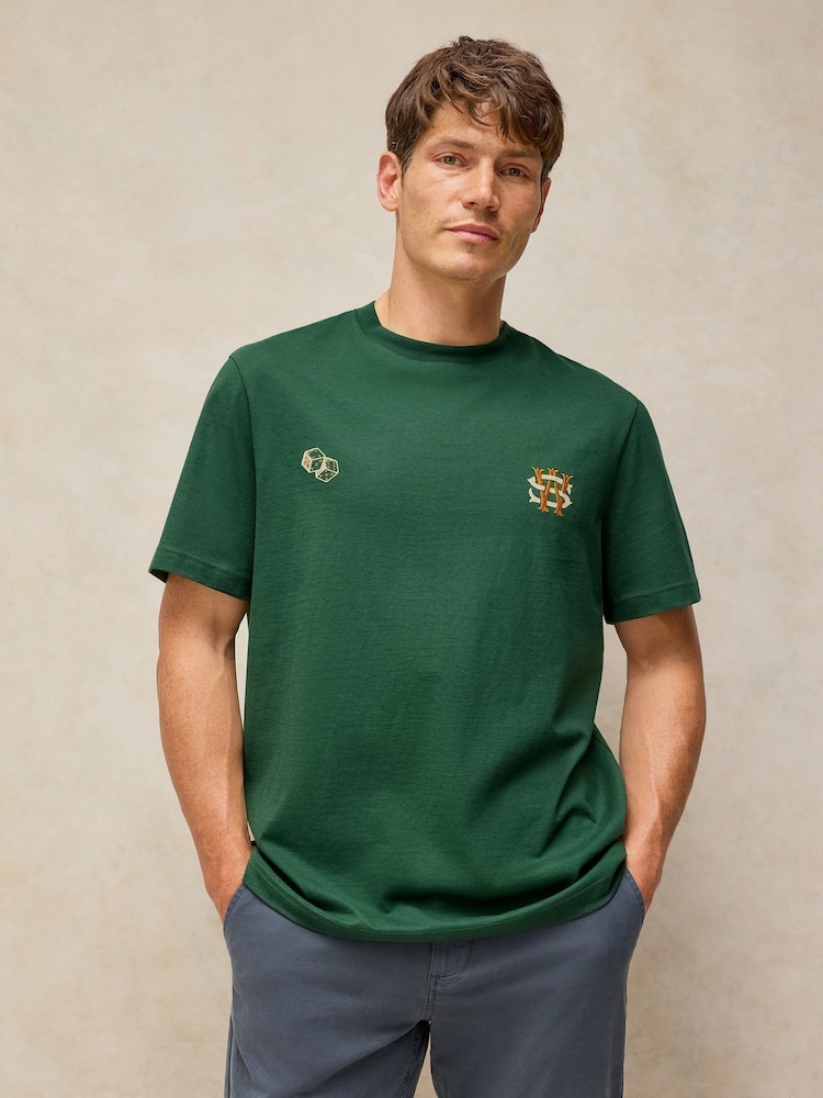 White Stuff Horsham Brodert T-skjorte - Bilde 1 av 6