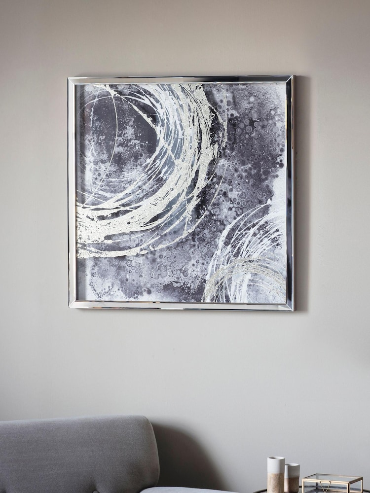 Gallery Home Blue Cyclone I Framed Art - Image 1 of 3 Gallery Home Blue Cyclone I Framed Art - Image 1 of 3