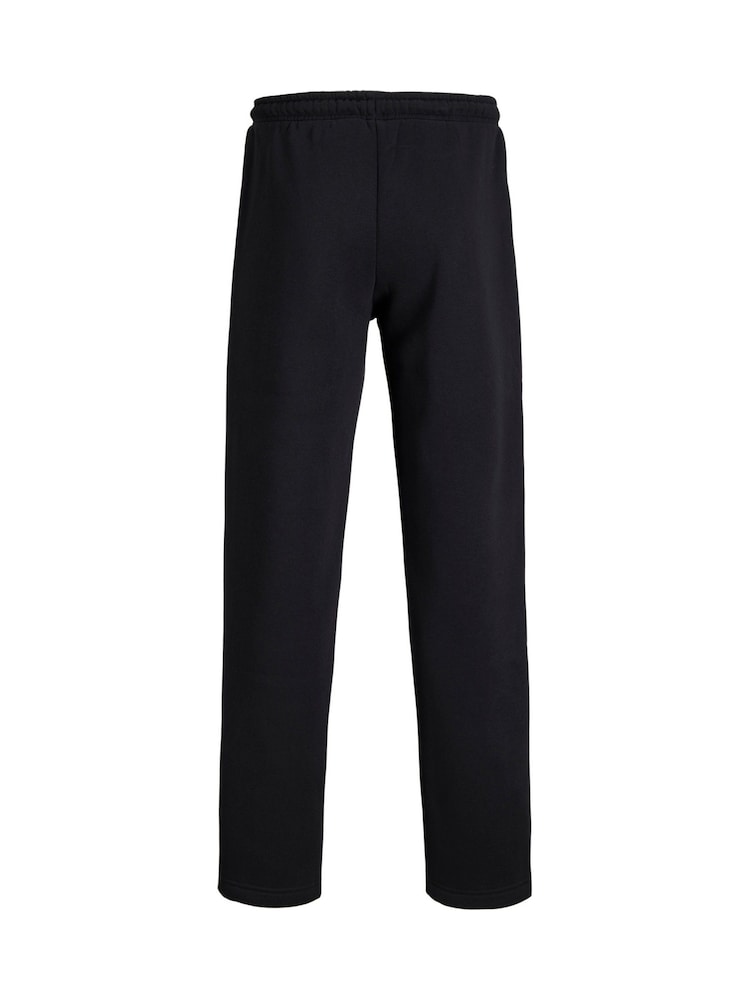 JACK & JONES JUNIOR Black Relaxed Fit Uncuffed Joggers - Image 8 of 8 JACK & JONES JUNIOR Black Relaxed Fit Uncuffed Joggers - Image 8 of 8