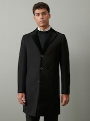 Black Epsom Overcoat - Image 1 of 4