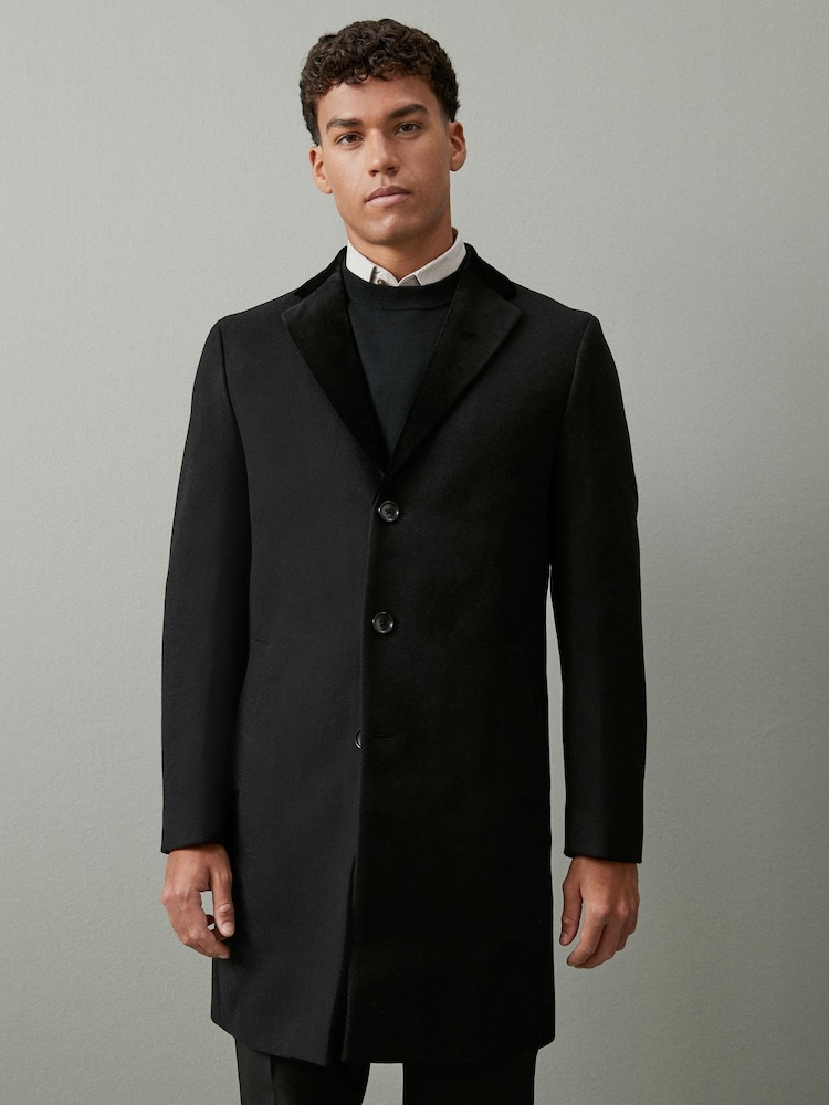 Black Epsom Overcoat - Image 1 of 4