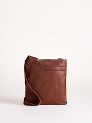 Lakeland Leather Brown Allerdale Cross-Body Bag - Image 2 of 7