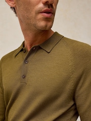 Жовтий - White Stuff Сорочка з довгим рукавом Newport Merino Polo - Image 4 of 6