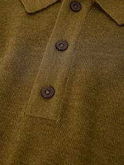 Жовтий - White Stuff Сорочка з довгим рукавом Newport Merino Polo - Image 6 of 6