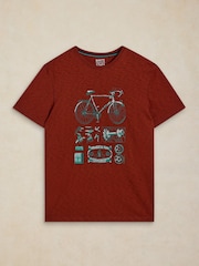 Rojo - Camiseta con estampado gráfico Abersoch de White Stuff - Imagen 5 de 6