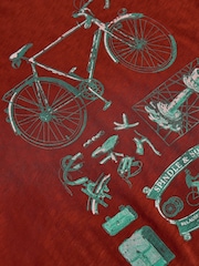 Rojo - Camiseta con estampado gráfico Abersoch de White Stuff - Imagen 6 de 6