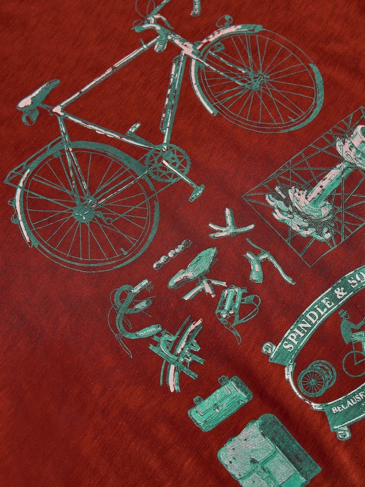 Rojo - Camiseta con estampado gráfico Abersoch de White Stuff - Imagen 6 de 6