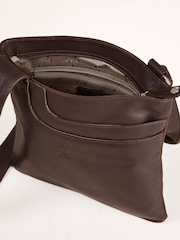 Lakeland Leather Brown Allerdale Cross-Body Bag - Image 5 of 7