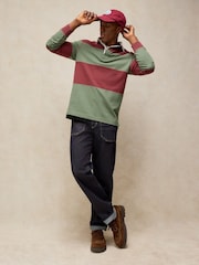 White Stuff סווטשירט רוגבי בסגנון Cut & Sew, דגם Cooper - תמונה 1 מתוך 6