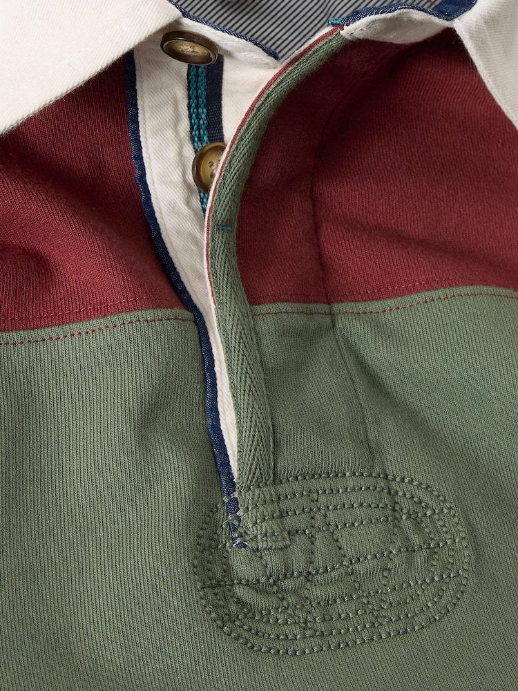 White Stuff סווטשירט רוגבי בסגנון Cut & Sew, דגם Cooper - תמונה 6 מתוך 6