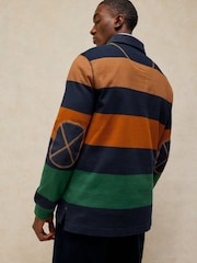 White Stuff Blue Yarmouth Stripe Rugby Shirt - Image 2 of 6