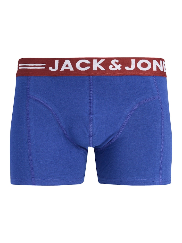 红色 - JACK & JONES JUNIOR 平角内裤 3 包 - 3的图像2｝