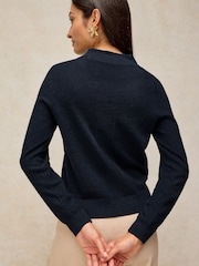 White Stuff Poppy Polo Πουλόβερ με μακρύ μανίκι - Εικόνα 3 από 6