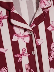 River Island Red Bow Pyjamas - Image 3 of 4