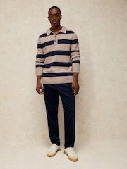 White Stuff Buckley Striped Rugby Jumper - Attēls 2 no 7