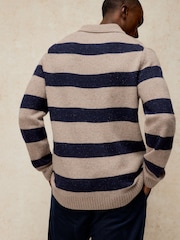 White Stuff Buckley Striped Rugby Jumper - Attēls 3 no 7